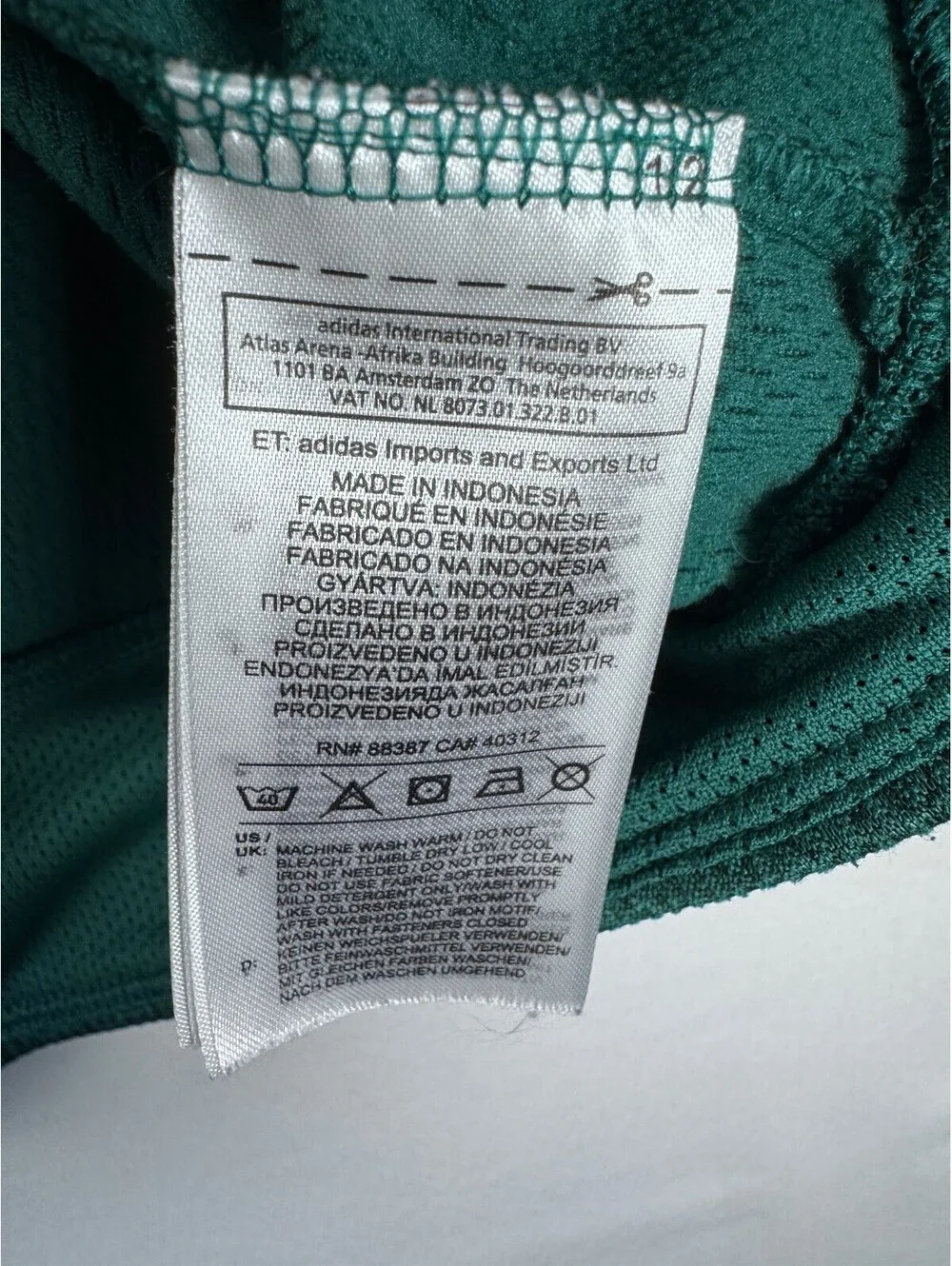 Adidas Climawarm Green Graphic Hoodie Mens Size Large Athletic Sports Sweatshirt